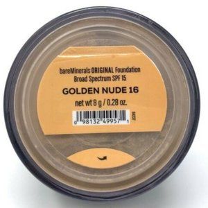 BareMinerals bareescentuals Loose Face Powder original Foundation Golden Nude 16